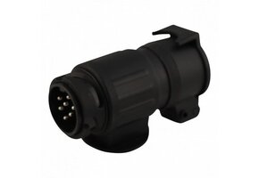 Verloopstekker extra lang- auto 13 polig > aanhanger 7 polig