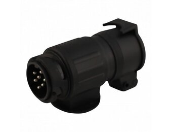 Verloopstekker extra lang- auto 13 polig > aanhanger 7 polig