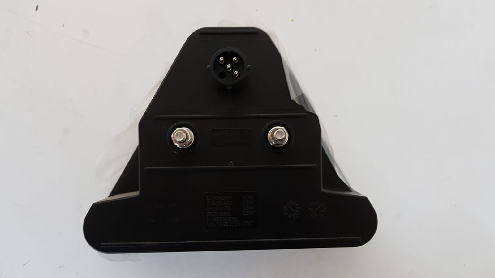 Aspock Agripoint - links - LED - 180x140x56 mm - inclusief kentekenverlichting