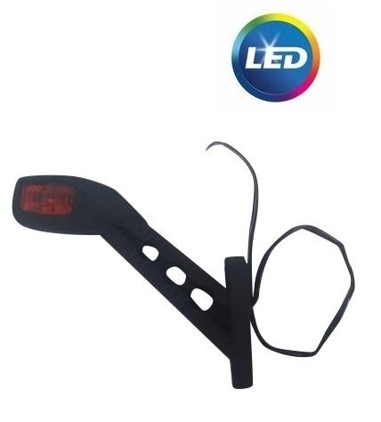 Pendellicht links - rood/oranje/wit LED