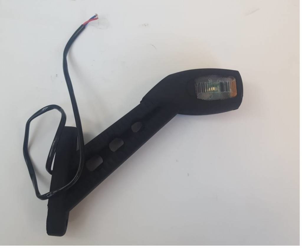 Pendellicht links - rood/oranje/wit LED