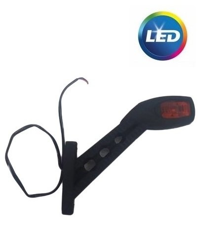 Pendellicht rechts - rood/oranje/wit LED