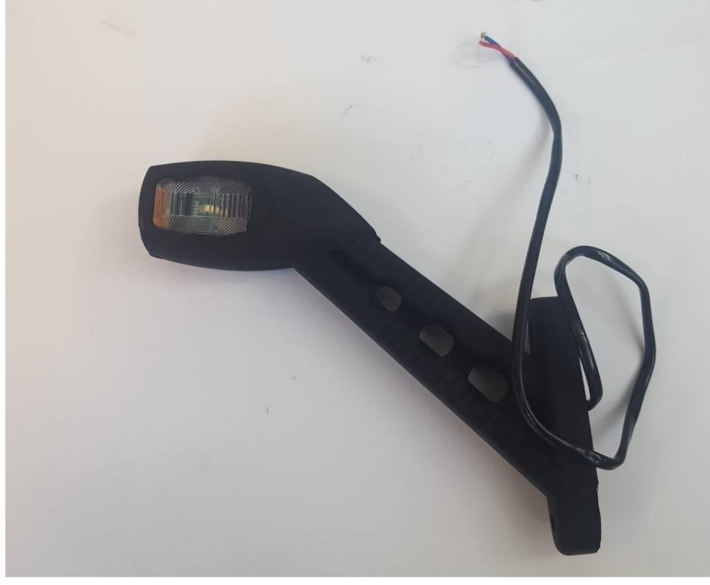 Pendellicht rechts - rood/oranje/wit LED