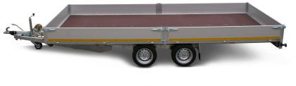Geremde Eduard plateauwagen - 406x220 cm - 3000 kg bruto laadvermogen - 63 cm laadvloerhoogte - 30 cm borden