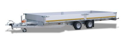 Geremde Eduard plateauwagen - 506x220 cm - 3000 kg bruto laadvermogen - 63 cm laadvloerhoogte - 30 cm borden