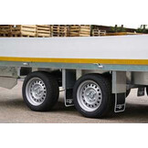 Geremde Eduard plateauwagen - 506x220 cm - 3500 kg bruto laadvermogen - 63 cm laadvloerhoogte - 30 cm borden