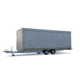 Geremde Eduard plateauwagen - 606x200 cm - 3500 kg bruto laadvermogen - 63 cm laadvloerhoogte - 30 cm borden