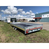 Geremde Eduard plateauwagen - 606x220 cm - 3000 kg bruto laadvermogen - 63 cm laadvloerhoogte - 30 cm borden