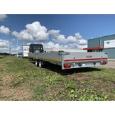 Geremde Eduard plateauwagen - 606x220 cm - 3000 kg bruto laadvermogen - 63 cm laadvloerhoogte - 30 cm borden