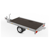 Geremde Eduard multitransporter - 256x150 cm - 1350 kg bruto laadvermogen - 63 cm laadvloerhoogte - vlakke opbouw - inclusief oprijplaten