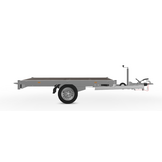 Geremde Eduard multitransporter - 256x150 cm - 1350 kg bruto laadvermogen - 63 cm laadvloerhoogte - vlakke opbouw - inclusief oprijplaten
