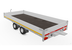 406x200 cm - 3000 kg - 30 cm borden + oprijpl.
