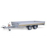 Geremde Eduard plateauwagen - 406x180 cm - 2700 kg bruto laadvermogen - 72 cm laadvloerhoogte - 30 cm borden