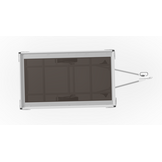 Ongeremde Eduard plateauwagen - 256x150 cm - 750 kg bruto laadvermogen - 63 cm laadvloerhoogte - 30 cm borden