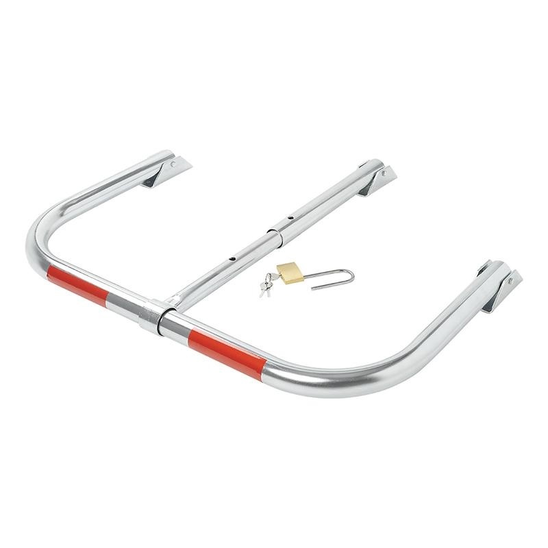 Inklapbare antiparkeerbeugel met slot