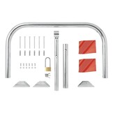 Inklapbare antiparkeerbeugel met slot