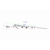 Geremde Eduard autotransporter - 506x200 cm - 3000 kg bruto laadvermogen - 56 cm laadvloerhoogte - kantelbaar met oprijplaten - vlak