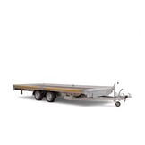 Geremde Eduard autotransporter - 506x200 cm - 3500 kg bruto laadvermogen - 63 cm laadvloerhoogte - kantelbaar met oprijplaten - vlak