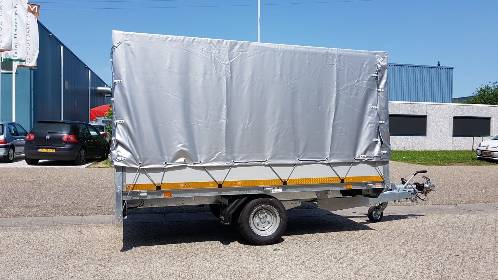 Complete Eduard huif - doek en stellage - 256x150 cm - diverse hoogtes en kleuren beschikbaar