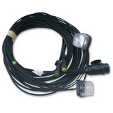 Aspock hoofdkabel - 5,5 meter lang - 13-polig - voorzien van voorgemonteerde markeringsverlichting