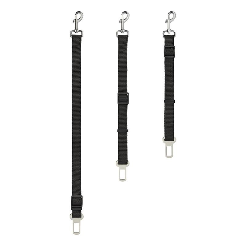 Verstelbare hondenriem voor autogordel 45-65 cm