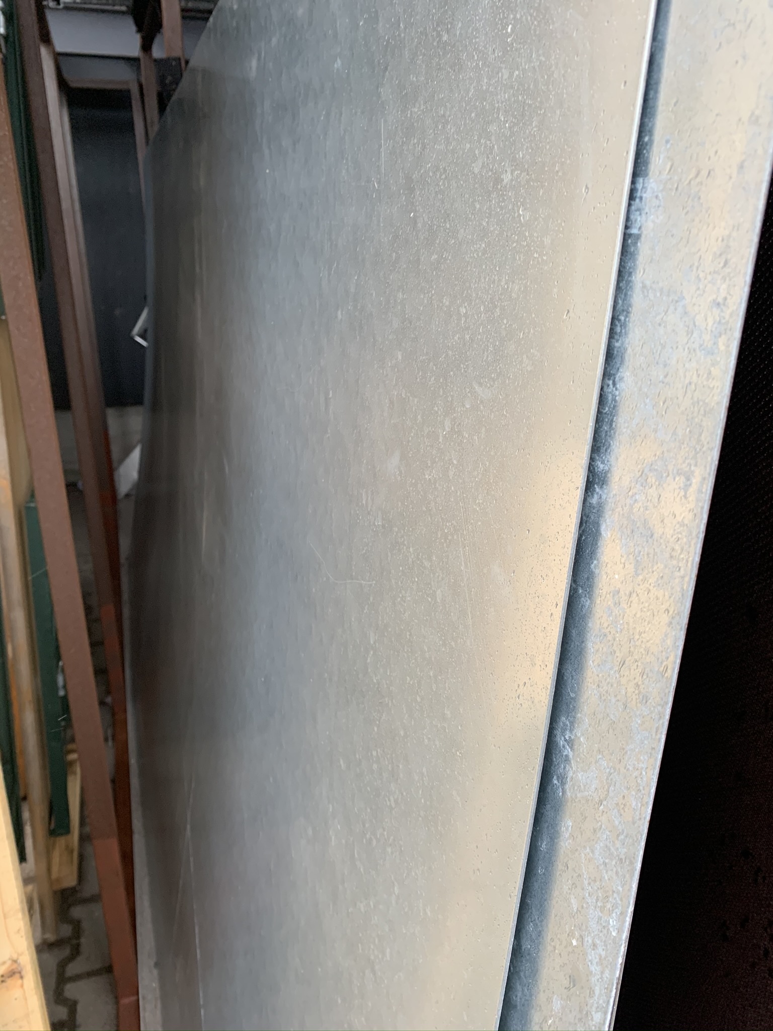 Verzinkte stalen vloerplaat aanhanger 3103x1420x1,5 mm