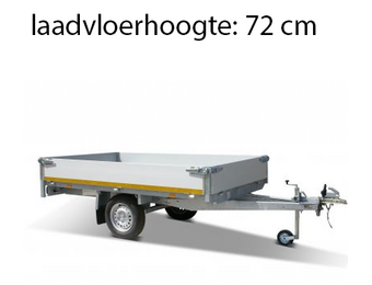 310x160 cm - 750 kg - 30 cm borden - ongeremd