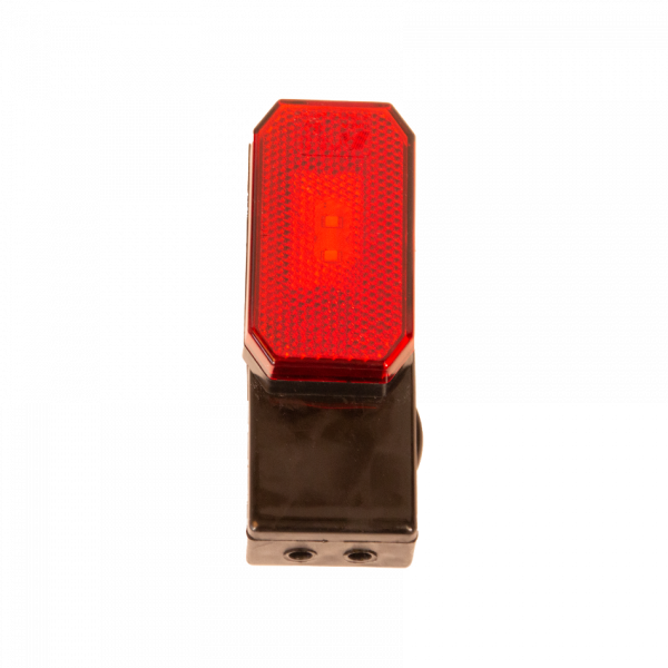 Rode Zijmarkeringslamp - L/R - 12-24V - inclusief steun - rood