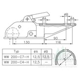 Winterhoff WW200-C7 - rond 70 mm - 3000 kg - geremde koppeling