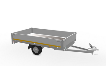 256x150 cm - 750 kg - 30 cm borden 145/80R10