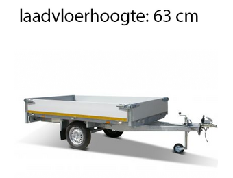 310x160 cm - 750 kg - 30 cm borden - ongeremd