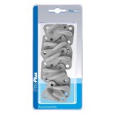 Touwhaak kunststof 45x39 mm - 10 stuks in blister