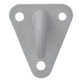 Touwhaak kunststof 45x39 mm - 10 stuks in blister