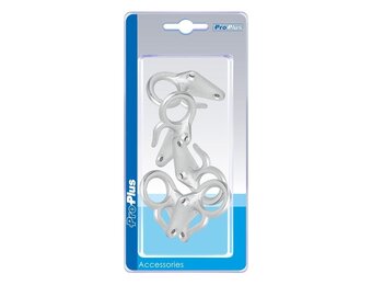 Touwhaak metaal 73x42 mm - 5 stuks