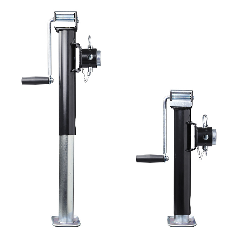 Kantelbare en uitdraaibare steunpoot - 57 mm buis - 1000 kg
