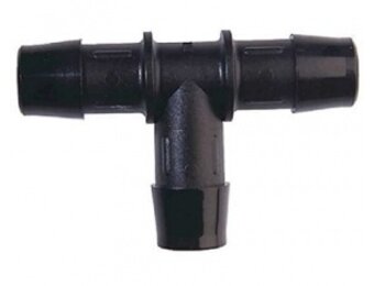 Slangconnector - T-stuk - 8 mm - nylon