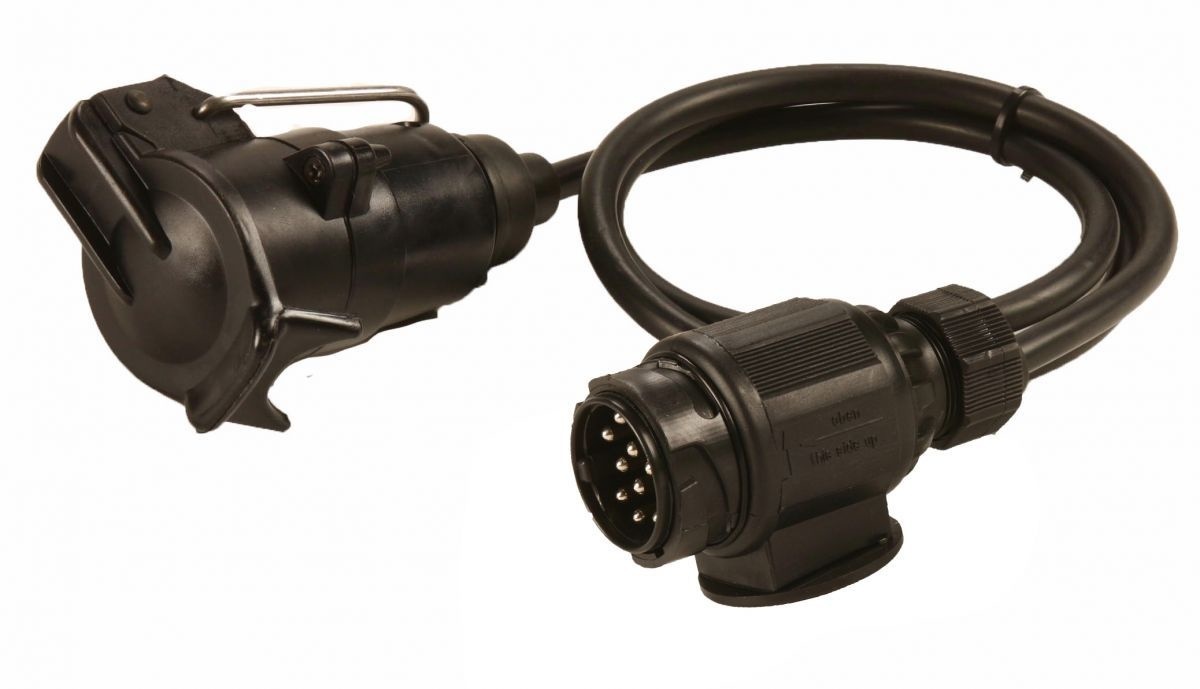 Verlengkabel 8 aderig met 1x 13-polige stekker & 1x 13-polige contrastekker - 300 cm