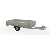 Geremde Eduard plateauwagen - 256x150 cm - 750 kg bruto laadvermogen - 56 cm laadvloerhoogte - 30 cm borden