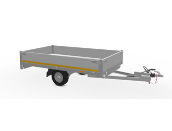 256x150 cm - 750 kg - 30 cm borden - geremd