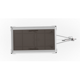 Geremde Eduard plateauwagen - 256x150 cm - 750 kg bruto laadvermogen - 56 cm laadvloerhoogte - 30 cm borden