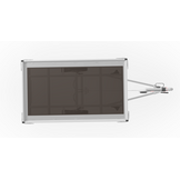 Geremde Eduard plateauwagen - 256x150 cm - 750 kg bruto laadvermogen - 72 cm laadvloerhoogte - 30 cm borden - tandemasser