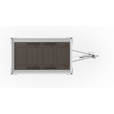 Geremde Eduard plateauwagen - 256x150 cm - 750 kg bruto laadvermogen - 63 cm laadvloerhoogte - 30 cm borden - tandemasser