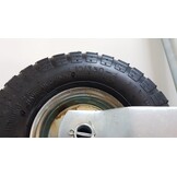 Neuswiel met luchtband 48 mm - stalen velg