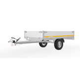 Geremde Eduard plateauwagen - 256x150 cm - 1000 kg bruto laadvermogen - 72 cm laadvloerhoogte - 30 cm borden