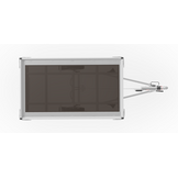 Geremde Eduard plateauwagen - 256x150 cm - 1000 kg bruto laadvermogen - 72 cm laadvloerhoogte - 30 cm borden