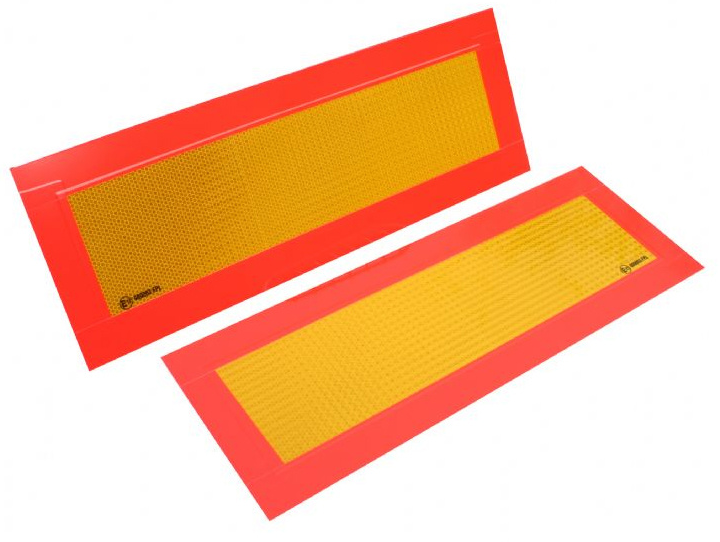 2 stuks markeringsstickers - 56x20 cm - extreem duurzaam