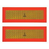 2 stuks markeringsstickers - 56x20 cm - extreem duurzaam