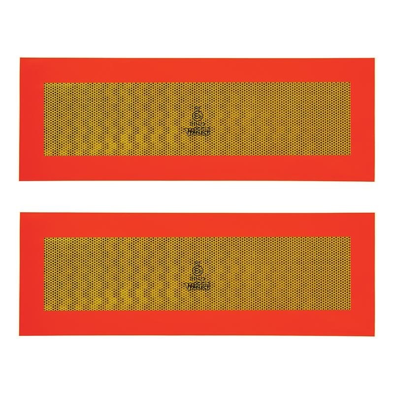 2 stuks markeringsstickers - 56x20 cm - extreem duurzaam