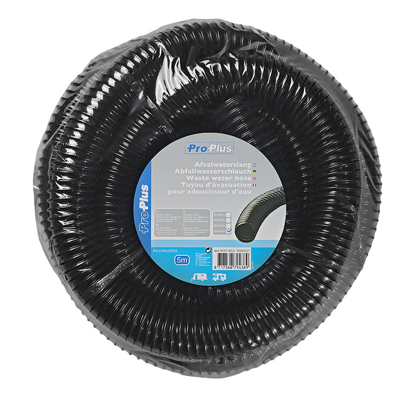 Afvalwaterslang zwart - 5 meter - 40 mm doorsnee