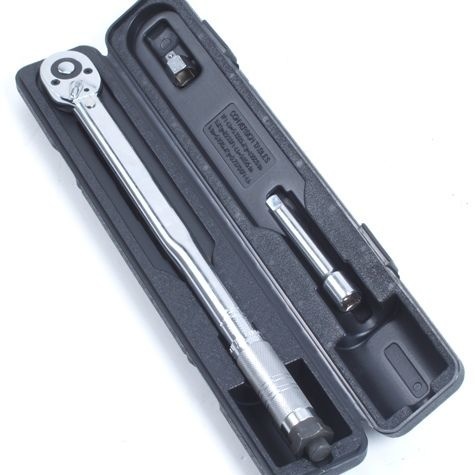 Momentsleutel 1/2" + adapter 3/8"